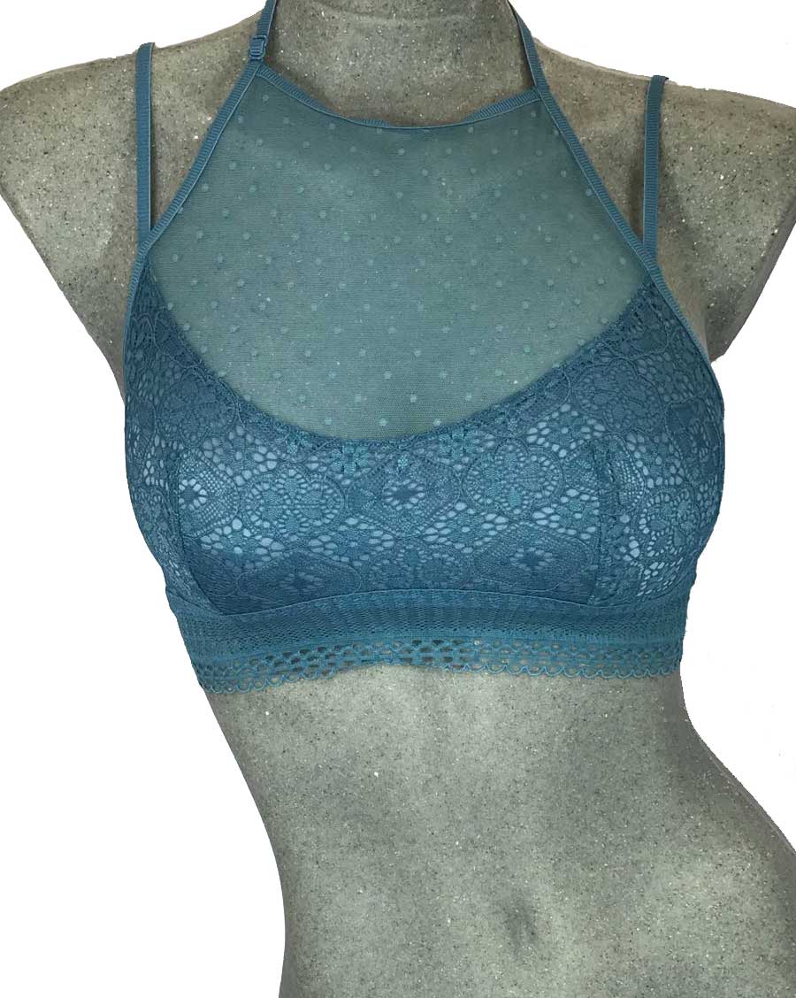 Bralette Azul Cerúleo Encaje