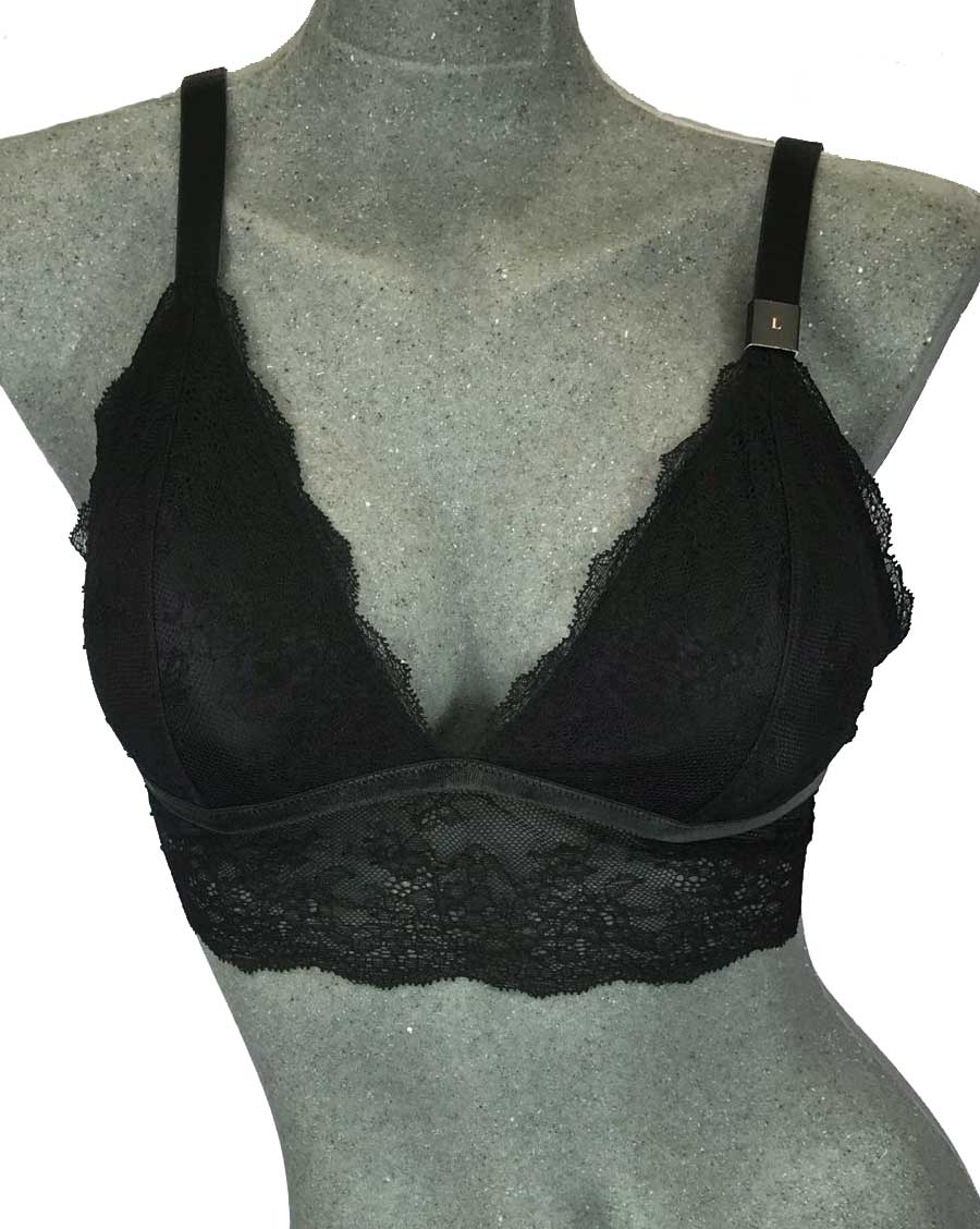 Bralette Negro Encaje