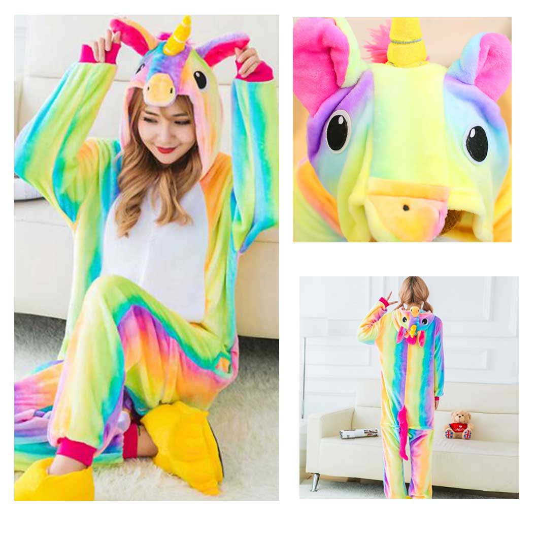 Pijama Unicornio Arcoiris Talla M